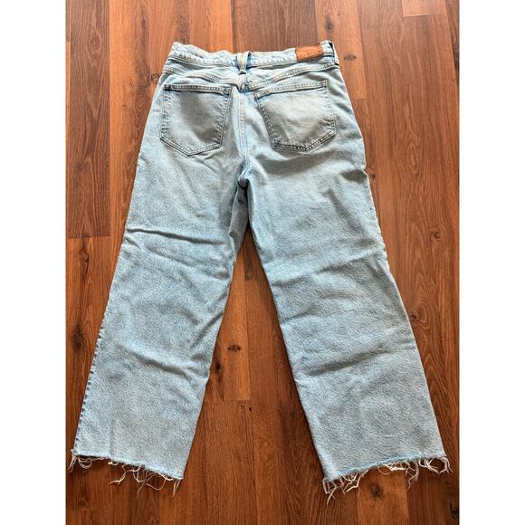 J.Crew Slim Wide leg raw hem jeans size 29 - Picture 2 of 5